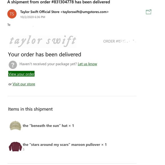 Taylor Swift Folklore Sweatshirt stars around my - Picture 7 of 7